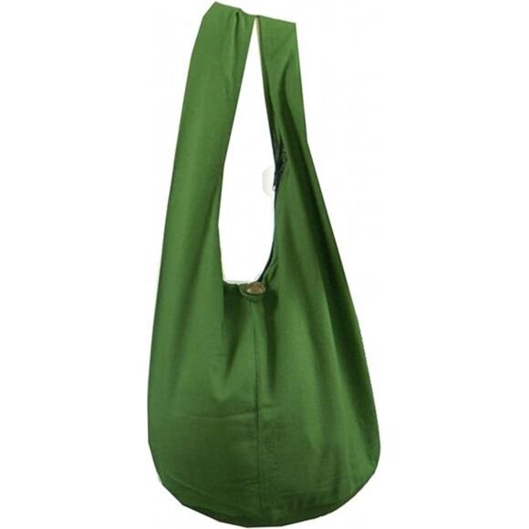 Cotton Sling Crossbody Messenger Bag Shlouder Purse - Picture 5 of 5